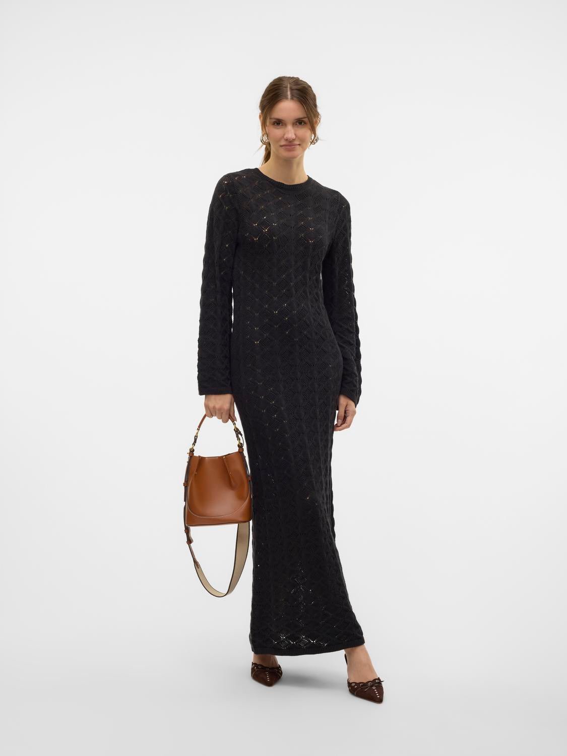 VMPAOLA Long Dress - Black - VERO MODA & VILA Bergvik
